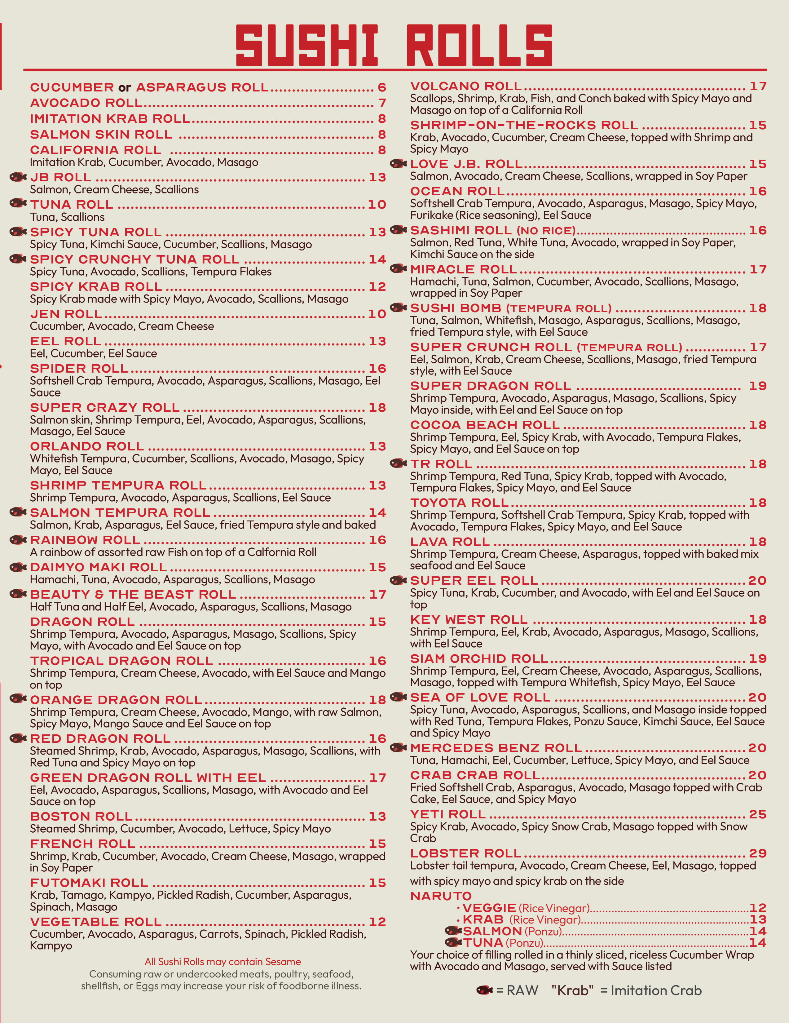 Sushi Rolls